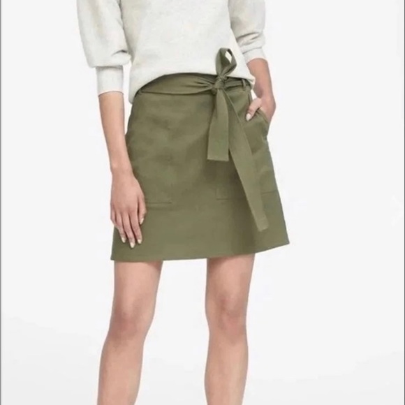 Banana Republic Skirt Banana Republic Belted Utility Skirt - Picture 3 of 9